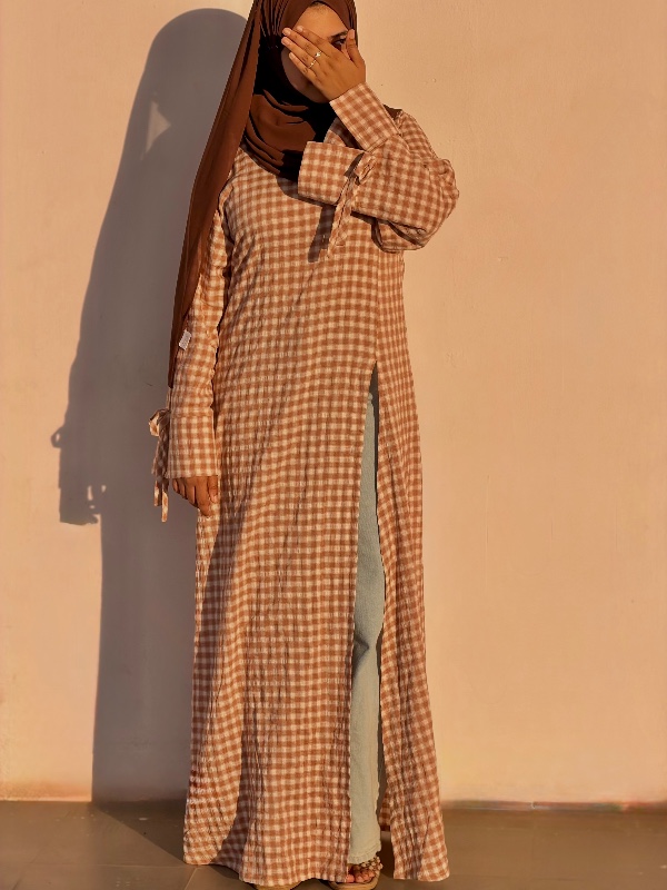 Mocha Brown Modest Gown [CE004]