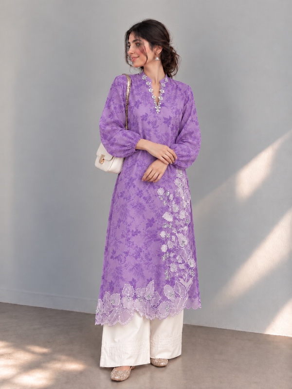 Mahira Organza Set Purple [PC065]